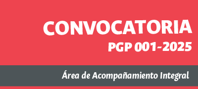 Convocatoria PGP 001-2025