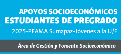 Apoyos socioeconómicos estudiantiles pregrado – Sede Bogotá PEAMA Sumapaz-Jóvenes a la U/Jóvenes a la E 2025